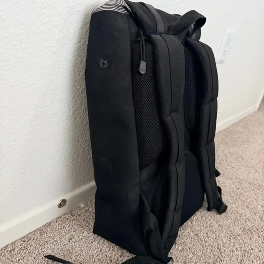 Herschel Supply Co Brand Black Backpack Classic Heavyweight Custom Cotton Canvas